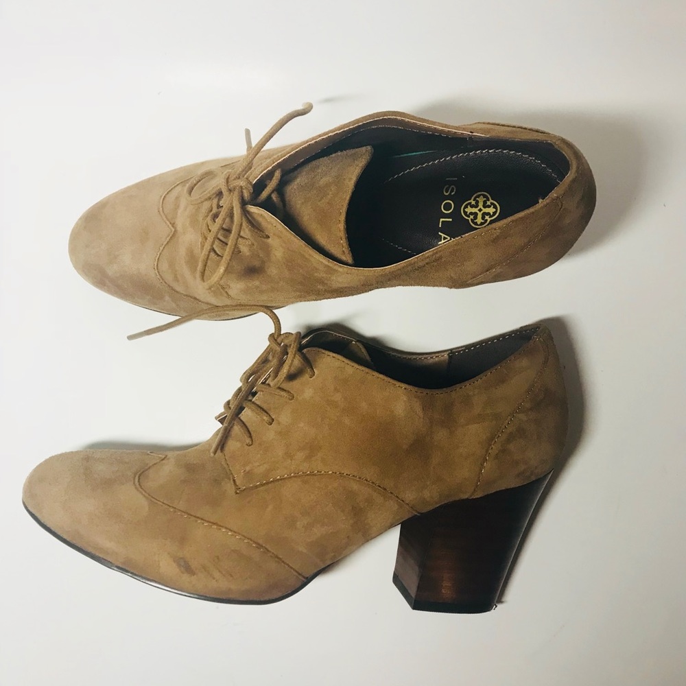 Isola Elizabeth Baywater Tan Booties Size 7
